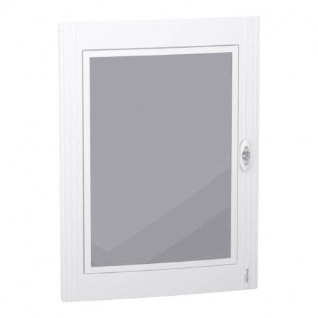 Porte transparente PrismaSeT XS Schneider Electric - Pour coffret en saillie 4 rangées - 24 modules