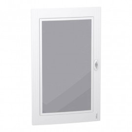Porte transparente PrismaSeT XS Schneider Electric - Pour coffret en saillie 5 rangées - 24 modules