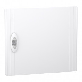 Porte pleine PrismaSeT XS Schneider Electric - Pour coffret encastré 1 rangée - 13 modules - Blanc