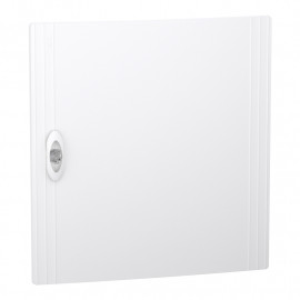 Porte pleine PrismaSeT XS Schneider Electric - Pour coffret encastré 2 rangées - 18 modules - Blanc