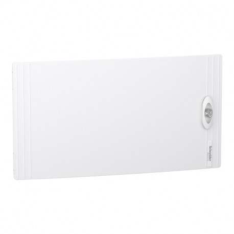 Porte pleine PrismaSeT XS Schneider Electric - Pour coffret en saillie 1 rangée - 24 modules - Blanc