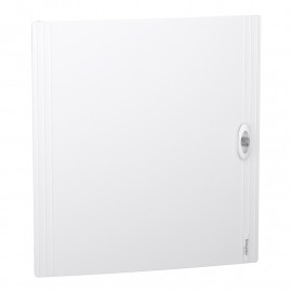 Porte pleine PrismaSeT XS Schneider Electric - Pour coffret en saillie 3 rangées - 24 modules - Blanc