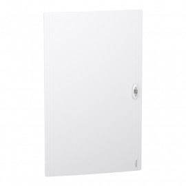 Porte pleine PrismaSeT XS Schneider Electric - Pour coffret en saillie 5 rangées - 24 modules - Blanc