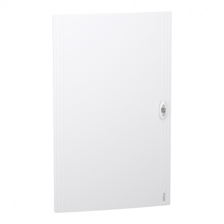 Porte pleine PrismaSeT XS Schneider Electric - Pour coffret en saillie 5 rangées - 24 modules - Blanc