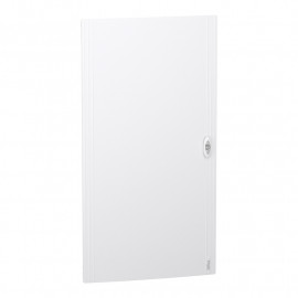 Porte pleine PrismaSeT XS Schneider Electric - Pour coffret en saillie 6 rangées - 24 modules - Blanc