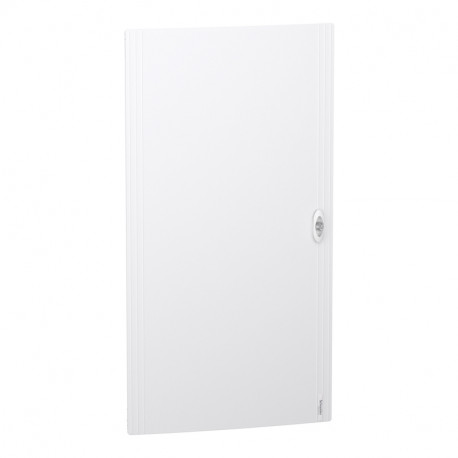 Porte pleine PrismaSeT XS Schneider Electric - Pour coffret en saillie 6 rangées - 24 modules - Blanc