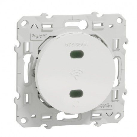 Répéteur wifi Odace Schneider Electric - 300Mb/s - 2.4 GHz - Blanc