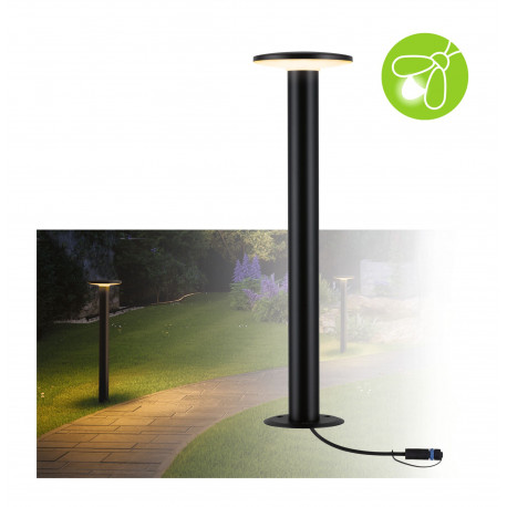 Embase borne ext. P+S Poller Plate IP44 24 V anthracite resp. insectes