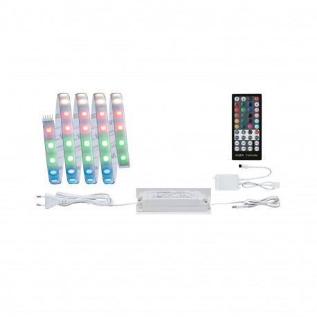 MaxLED kit de base RGBW 1,5m 18W 230/24V 36VA Argent Plastique