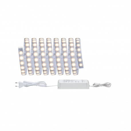 MaxLED 500 kit de base 3m Blanc chaud 20W 230/24V 36VA Argent Plastique