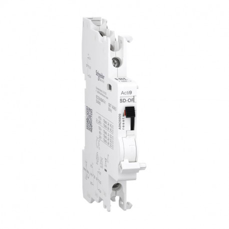Contact auxiliaire OF/SD+OF Acti9 Schneider Electric - 100mA à 6A - AC/DC