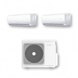 Clim réversible Bi-split Zenkeo Atlantic - 2 x 1,8KW - Mise en service incluse
