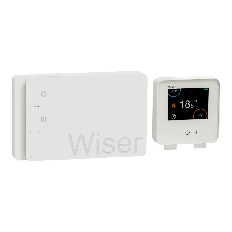 Thermostat Connecté chaudière et chauffage électrique blanc - NEST -  Mr.Bricolage