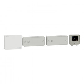 Kit thermostat connecté pour radiateurs électriques 2ème génération Wiser Schneider Electric - 1 canal