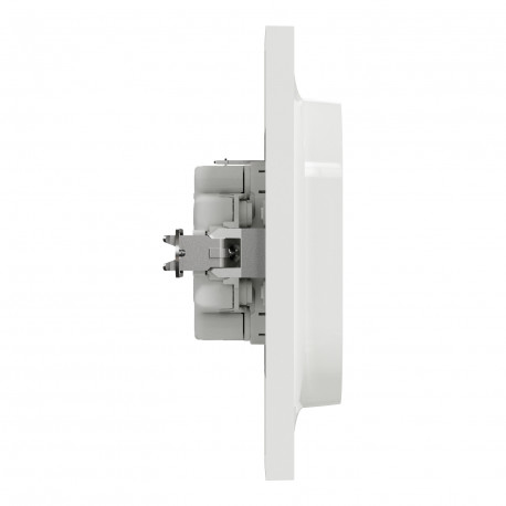 Presa doppia Schuko Raptor con connessione rapida e vite rossa New