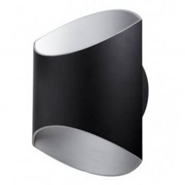 Applique Glam 250 LED U&D - 12W - 3000K - 520Lm - dimmable - Noir/Argent