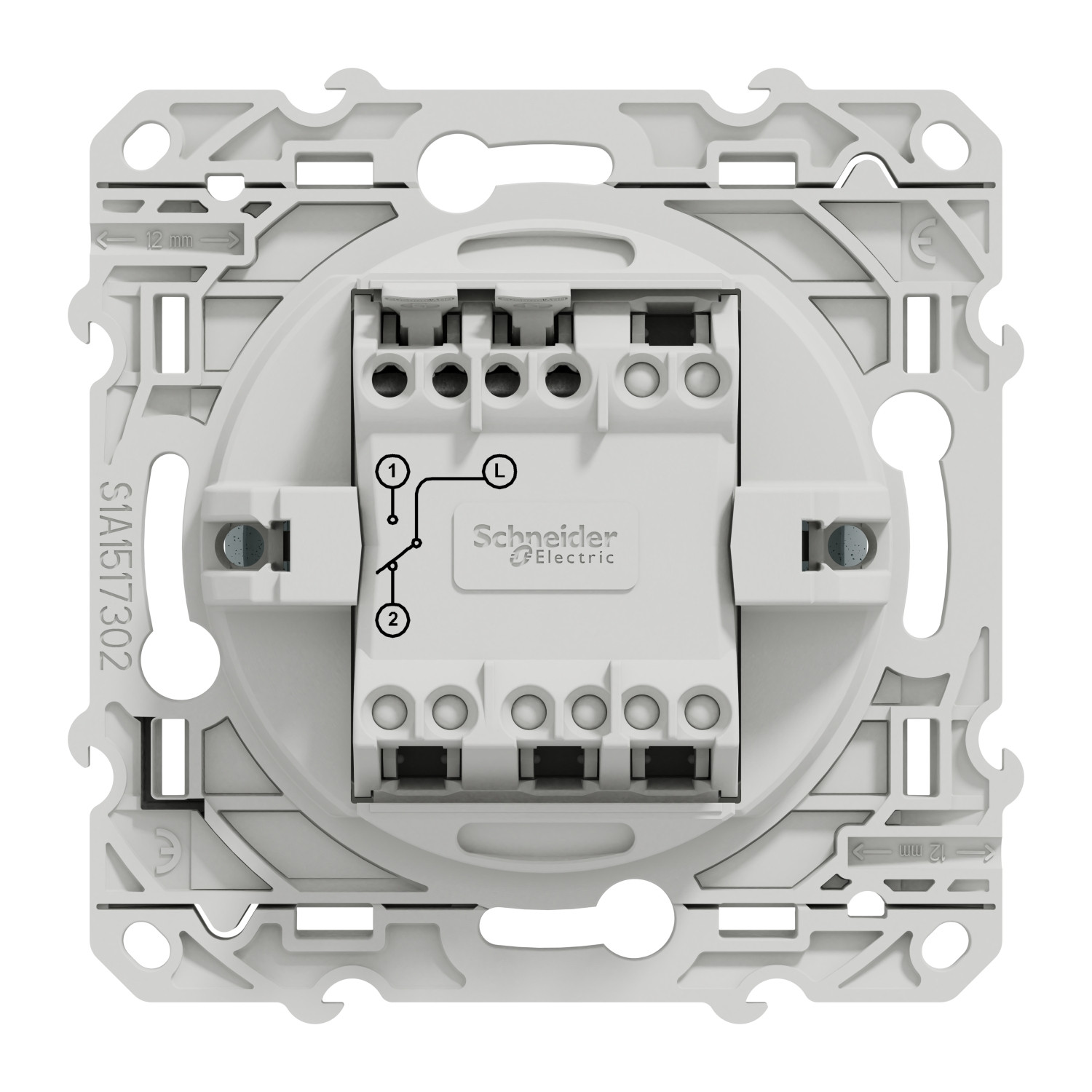 Schneider Electric Bouton-poussoir Asfora blanc (RAL 9003) EPH0770121D 1 pc(s) - Electronic France Schneider Electric Bouton-poussoir Asfora blanc (RAL 9003) EPH0770121D 1 pc(s) - Electronic France