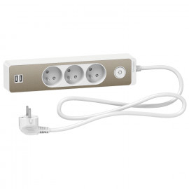 Rallonge Électrique 5 M - 3x1,5 Mm - Ho7 - Rallonge - Multiprise