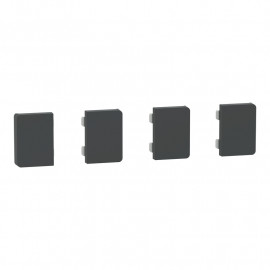 Enjoliveur 4 petites touches D-Life Schneider Electric - SpaceLogic KNX - Etiquette dynamique - Anthracite