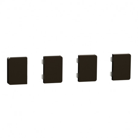 Enjoliveur 4 petites touches D-Life Schneider Electric - SpaceLogic KNX - Etiquette dynamique - Mocca