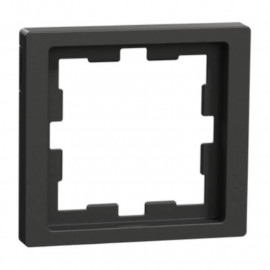 Plaque de finition D-Life Schneider Electric - 1 poste - Anthracite