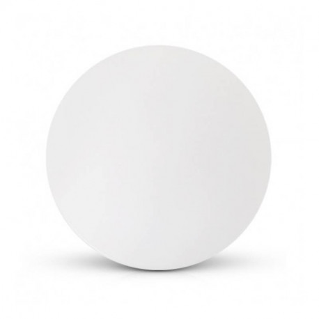 Plafonnier LED rond Clipso II Miidex - Ø 280mm - 18W - 4000K - Avec détecteur et préavis d'extinction - Blanc