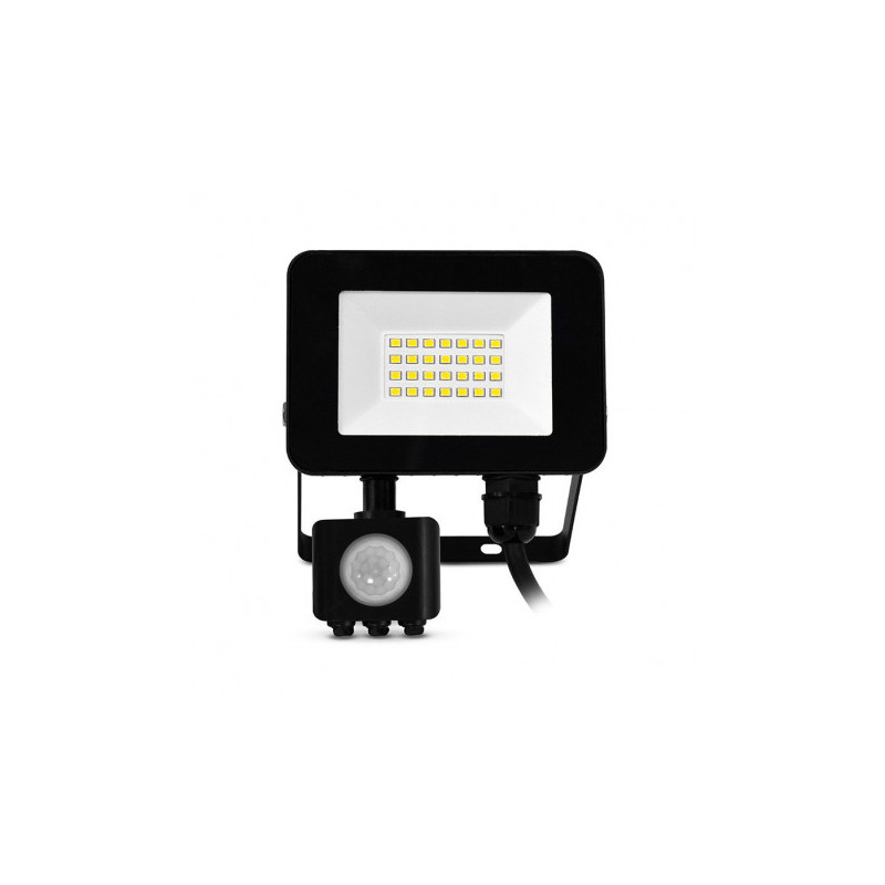 [100061- Miidex] Projecteur extérieur plat Lumos Slim II 20W - noir