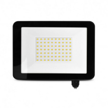 Projecteur extérieur LED Lumos Slim II Miidex - 50W - 3000K - IP65 - Noir