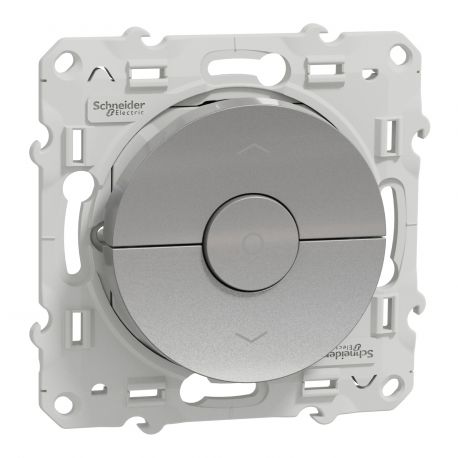 Interrupteur pour volet-roulant Odace - Aluminium