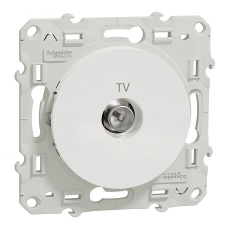 Prise TV Odace - Blanc