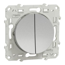 Double va-et-vient Odace - Aluminium