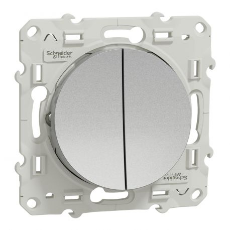 Double va-et-vient Odace - Aluminium