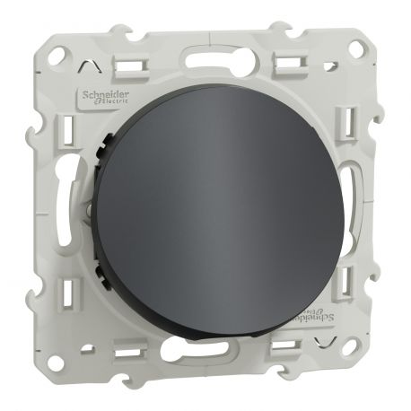 Odace sortie de câble - anthracite - fixation par vis