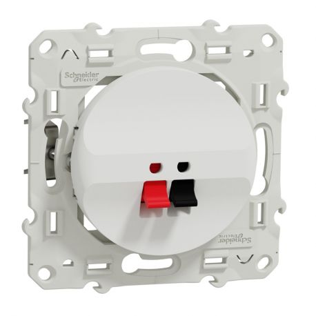 Schneider Electric Odace S540445 – Presa TV Semplice Antracite, Incasso, Fissaggio A Vite, Maschio IEC 9,52 Mm, Confezione Da 10 Pezzi