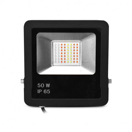 Projecteur extérieur LED Archeo Slim II RGB Miidex - 50W - IP65 - Noir - Dimmable