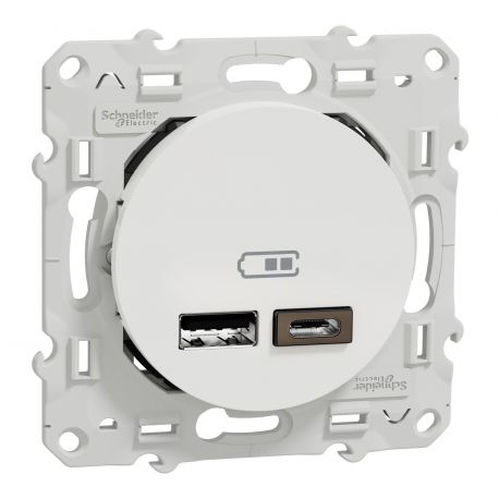 Prise chargeur USB murale - Eurohm Esprit 61829