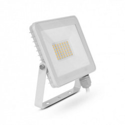 Projecteur extérieur LED Lumos Slim II Miidex - 30W - 4000K - IP65 - Blanc