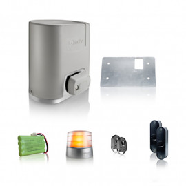 Pack confort motorisation ELIXO SMART io Somfy - Pour portail coulissant jusqu'à 6 m et 300Kg