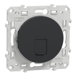 Odace prise multimédia RJ45 grade 1 - anthracite