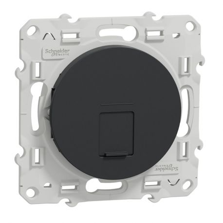 Odace prise multimédia RJ45 grade 1 - anthracite