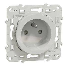 Prise de courant Odace - 16A - 2P+T - A griffes - Blanc