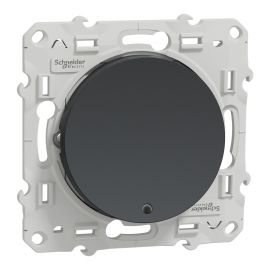 Poussoir lumineux Odace - Anthracite