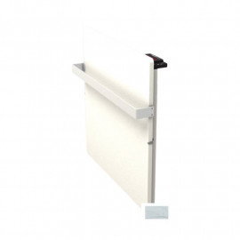 Sèche serviettes électrique Tactilo Valderoma - à inertie - Carré - 800W - Natura blanc