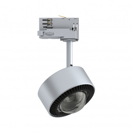 Spot sur rail Aldan ProRail3 Paulmann - 8W - 3000K - Argent