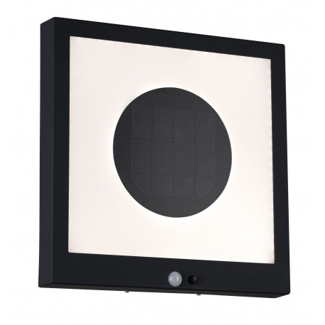 Panneau solaire extérieur Taija IP44 3000K 120lm détect mouvement anthracite