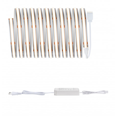 Kit de base MaxLED 500 3m Full-Line COB blanc chaud 2700K 19W 230/24V Argent Syn