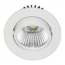 Spot encastré AL1014 RX Indigo - 6W - 3000K - Rond - Orientable - Blanc mat