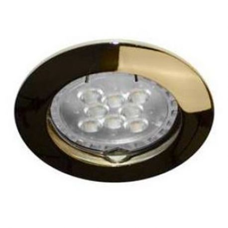 Spot LED KSA1002 R - GU10 - Fixe - 50W - Rond - Doré - Sans ampoule