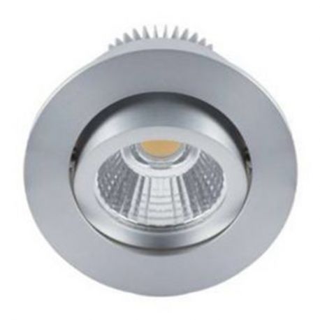 Spot LED encastré Tipi-R1 orientable - 3W - 3000K - Rond - Aluminium - Lames ressorts - Non dimmable