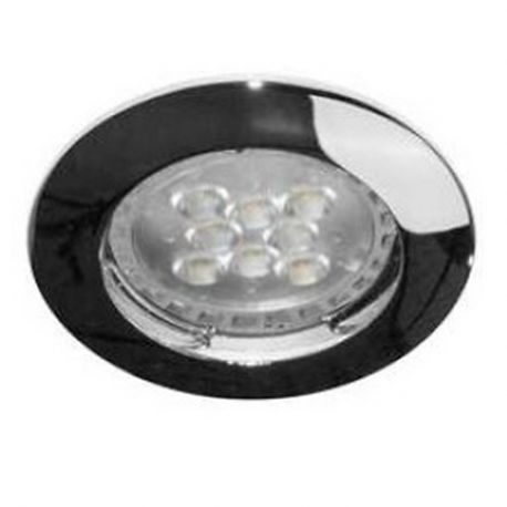 Spot LED KSA1002 R - GU10 - Fixe - 50W - Rond - Chrome - Sans ampoule